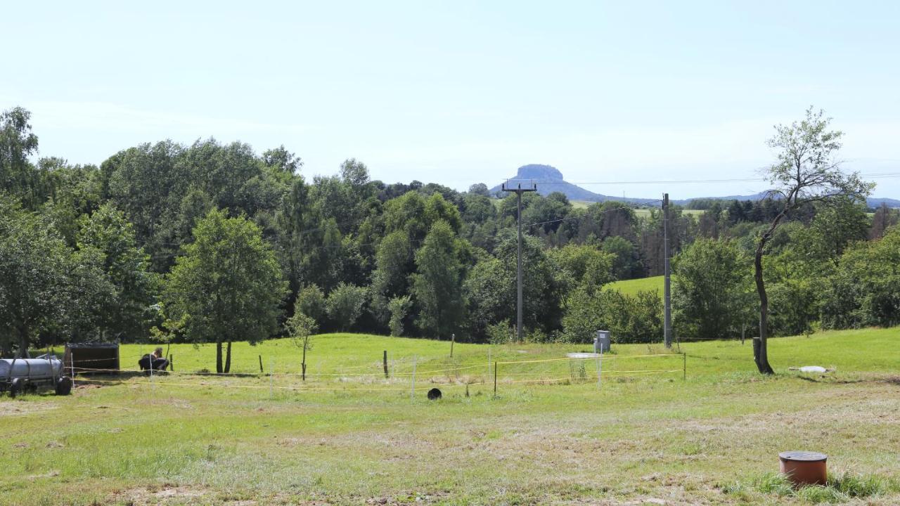 Auszeit Mit Weitblick In Der Saechsischen Schweiz - Kleiner Bauernhof Mit Tieren Und Wallbox Rathmannsdorf Esterno foto